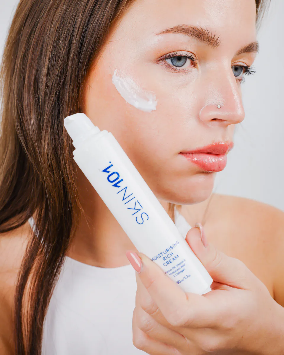 Skin101 beauty editorial portrait