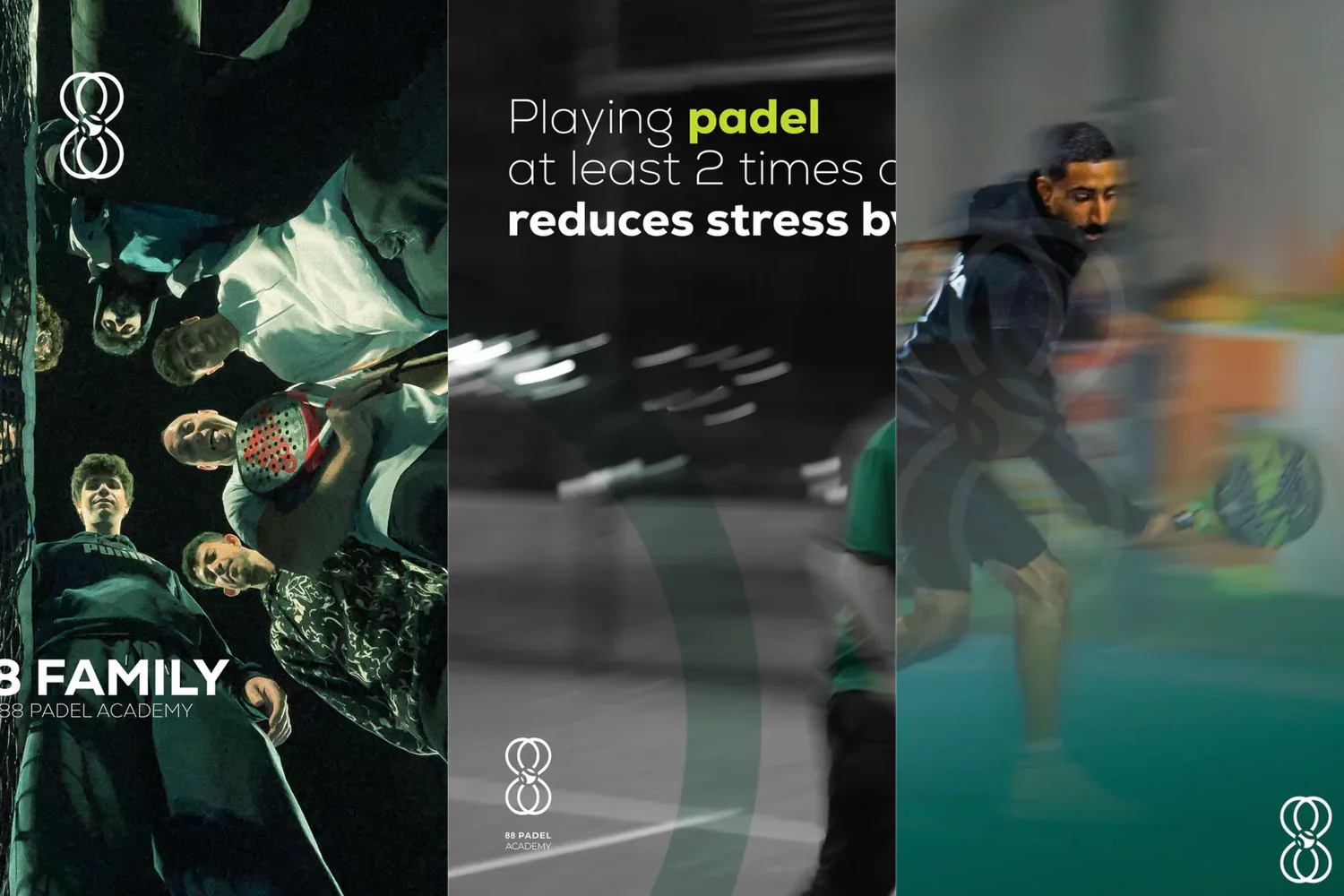 88 Padel Academy social content and on-court photography