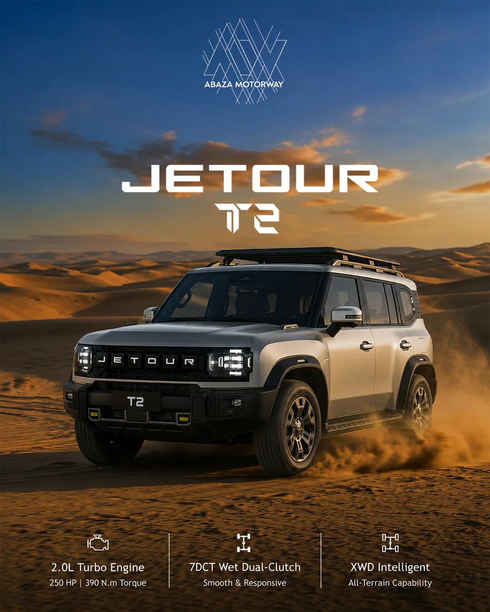 Jetour T2 desert campaign artwork