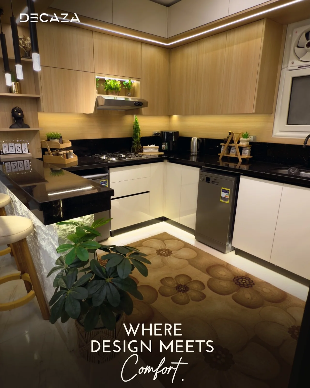 Decaza social campaign visual: Where design meets comfort