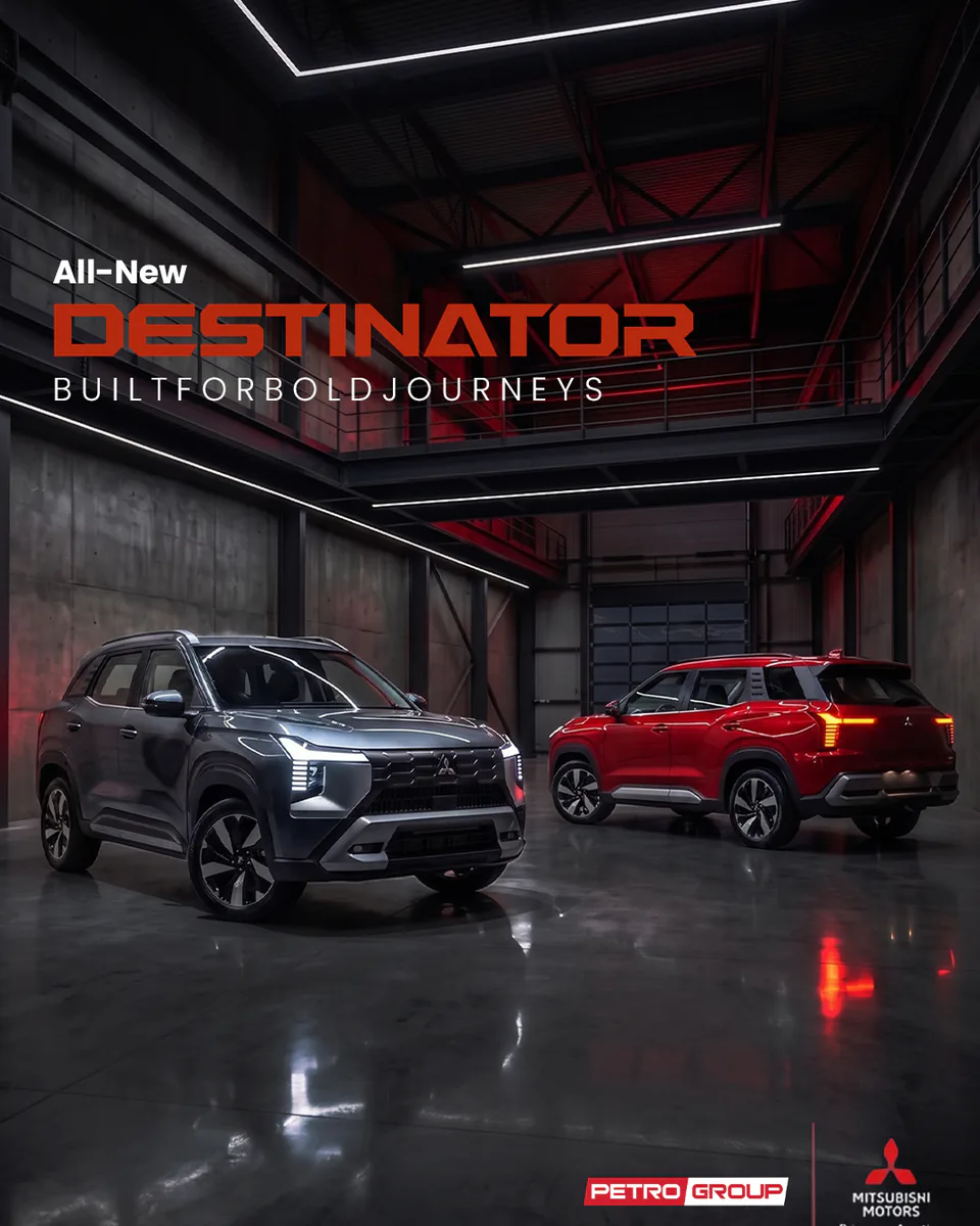 Mitsubishi Destinator built-for-journeys campaign artwork