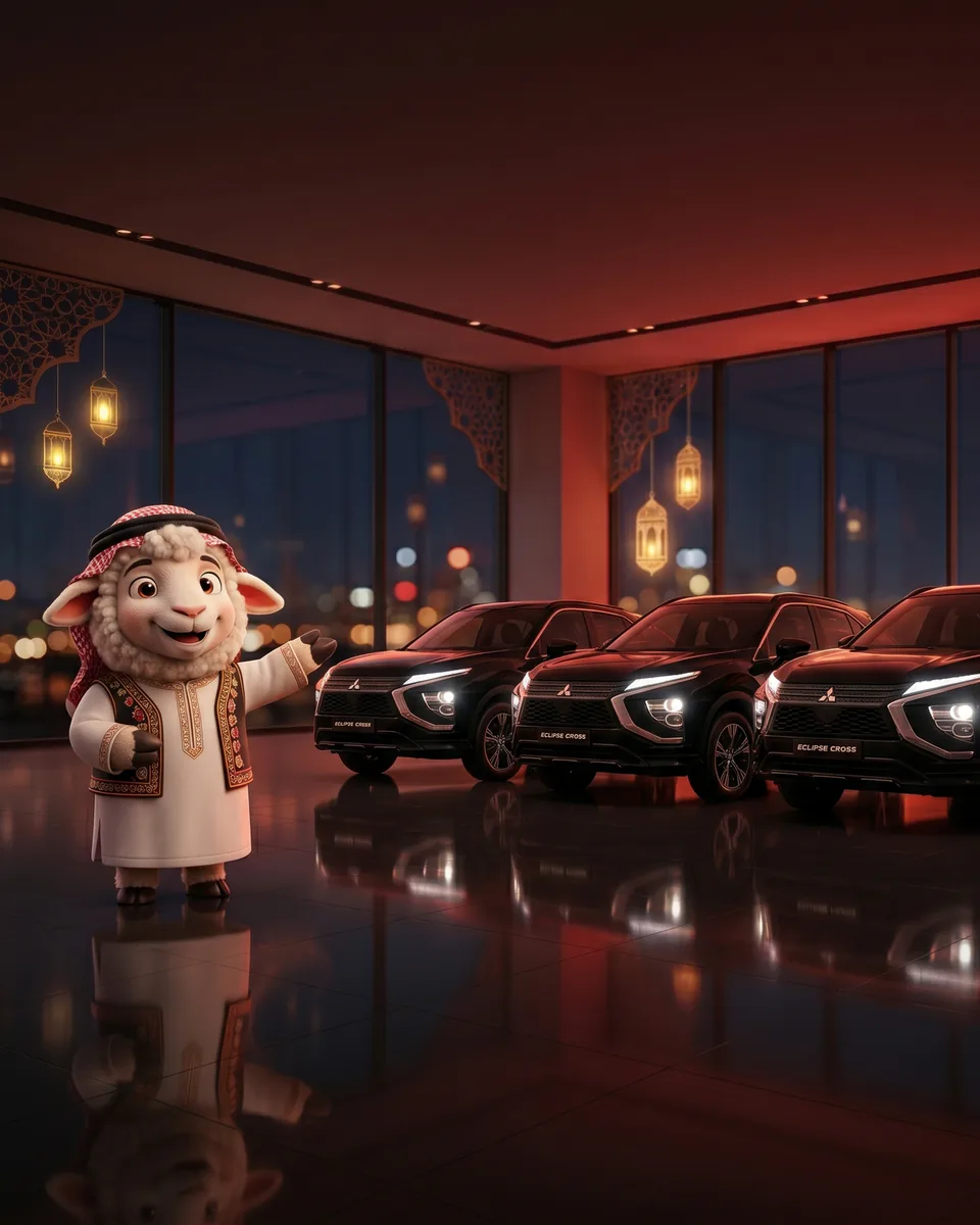 Mitsubishi Eid campaign vehicle line-up